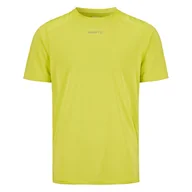 Koszulki męskie - Męska Koszulka z krótkim rękawem CRAFT ADV ESSENCE SS TEE 2 M 1914792-628000 – Żółty - miniaturka - grafika 1