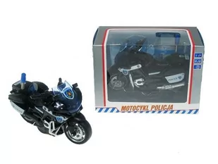 Motocykl policja 13cm z napędem światło, dźwięk M1217U - Samochody i pojazdy dla dzieci - miniaturka - grafika 1