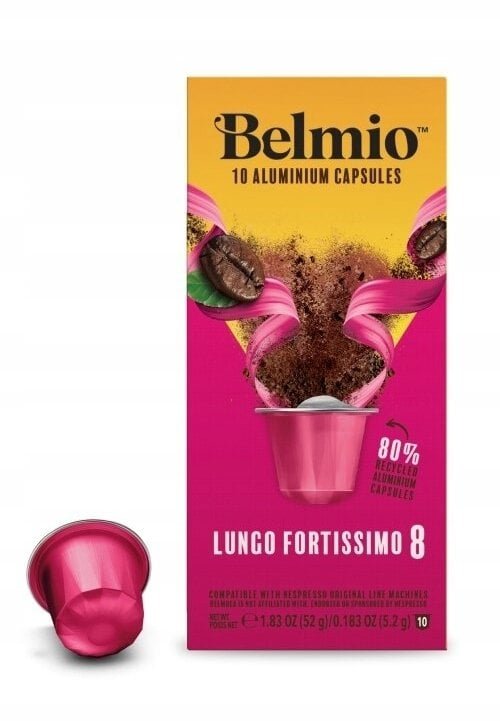 Kapsułki do Nespresso Belmio Lungo Fortissimo 10 sztuk