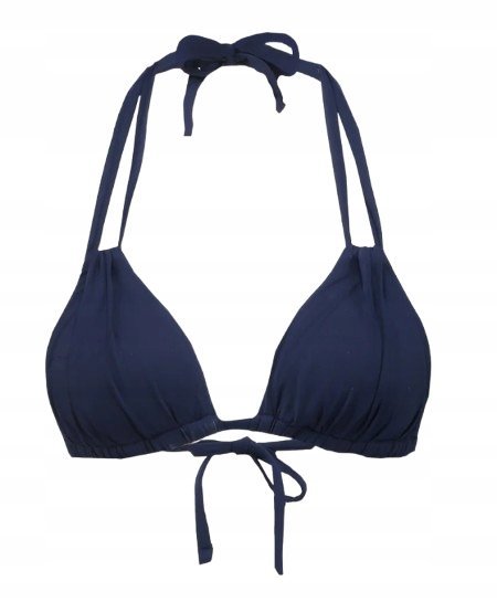 S.OLIVER GRANATOWA GÓRA OD BIKINI WIĄZANA GŁADKA 34C/D J9A