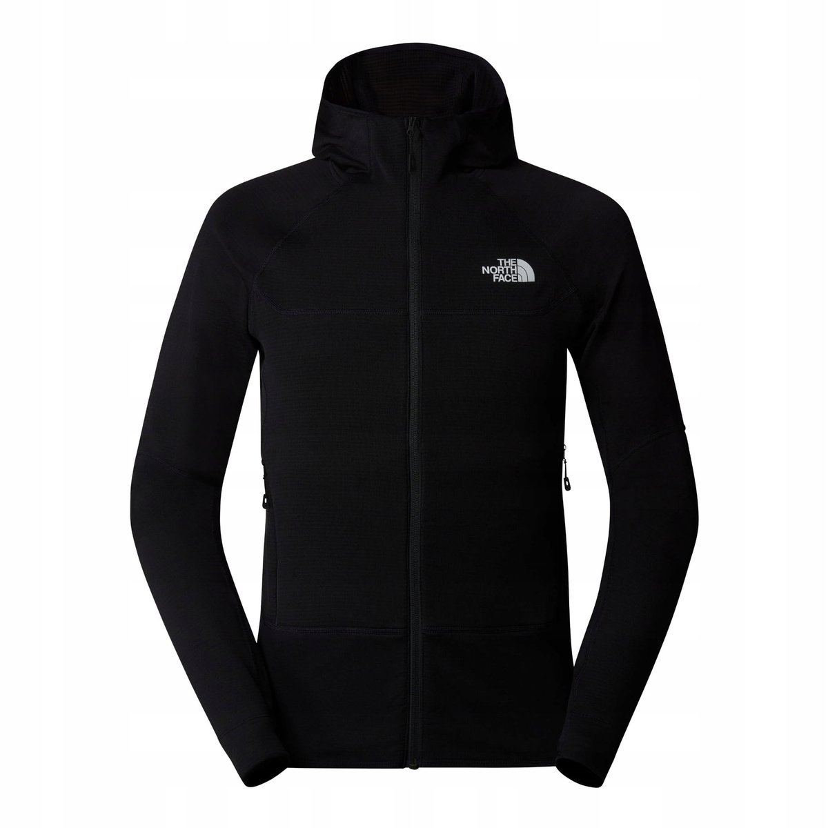 Bluza polarowa The North Face Polartec Powergrid Stormgap Hoodie - pearl/black, rozmiar L
