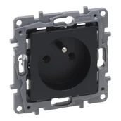 Gniazdka elektryczne - Legrand Gniazdo pojedyncze Niloe Selection 762440 z uziemieniem 16A 250V~ bez przesłony zaciski śrubowe perła - miniaturka - grafika 1