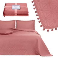 Narzuty - AmeliaHome Narzuta na łóżko Meadore różowy, 220 x 240 cm - miniaturka - grafika 1