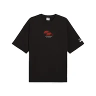 Koszulki sportowe damskie - Koszulka unisex z grafiką PUMA x HYROX PUMA Black - miniaturka - grafika 1
