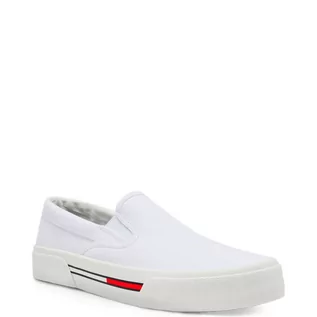 Slip on męskie - Tommy Jeans Slip on CANVAS - grafika 1