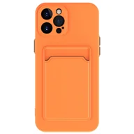 Etui i futerały do telefonów - Ochronne etui na telefon komórkowy iPhone 12 13 14 15 Plus Pro Max Etui na kartę, kolor: pomarańczowy, model: Apple iPhone 14 Plus - miniaturka - grafika 1
