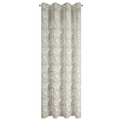 Zasłony - Zasłona Suzi 140 x 250 cm beżowa na przelotkach - miniaturka - grafika 1