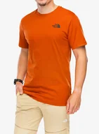 Koszulki i topy damskie - Koszulka bawełniana The North Face S/S Redbox Celebration Tee - earthen copper - miniaturka - grafika 1