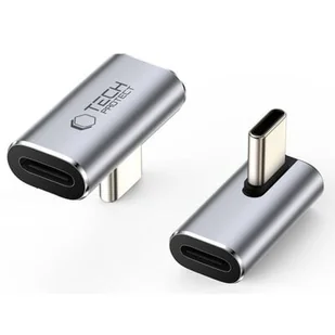 Adapter USB Typ C - USB Typ C TECH-PROTECT UltraBoost AA03 Szary - Adaptery i przejściówki - miniaturka - grafika 1