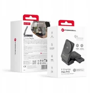 Ładowarki do telefonów - Ładowarka indukcyjna Forcell F-Energy 3w1 Flex Pro Qi2 zgodna z MagSafe F-05 srebrna - miniaturka - grafika 1