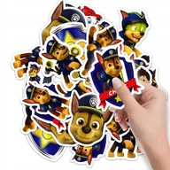 Szkolne artykuły papiernicze - NAKLEJKI NA ZESZYT NALEPKA Z POSTACIAMI PSI PATROL CHASE WZORY 10SZT - miniaturka - grafika 1