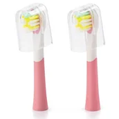 Końcówki do szczoteczek elektrycznych - Oro-med Końcówka Oro-med Końcówki do Oro Sonic Kids Girl różowe 2szt - miniaturka - grafika 1