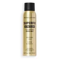 Toniki i hydrolaty do twarzy - Makeup Revolution Superfix Ultra Glow Spray do Utrwalania Makijażu 150ml - miniaturka - grafika 1