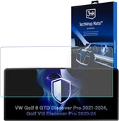 Akcesoria do nawigacji - 3MK VW Golf 8 GTD Discover Pro 2021-24 - 3mk TechWrap Matte Center Display - miniaturka - grafika 1