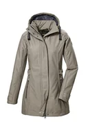 Kurtki damskie - G.I.G.A. DX Damska kurtka softshell Parka/Softshell z odpinanym kapturem GW 22 WMN SFTSHLL PRK, słoń, 42, 42210-000 - miniaturka - grafika 1