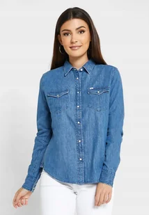 LEE REGULAR WESTERN SHIR BLUES L45SCLDP S - Koszule damskie - miniaturka - grafika 1