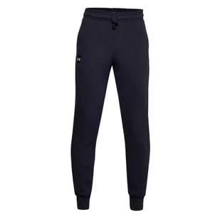 Spodnie dla dorosłych Under Armour Rival Fleece Czarny - Odzież sportowa dziecięca - miniaturka - grafika 1