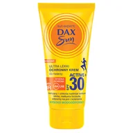 Balsamy i kremy do opalania - Dax Sun, ultra lekki ochronny krem do twarzy Active SPF 30, 50 ml - miniaturka - grafika 1