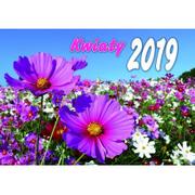 Kalendarze - AWM Kalendarz Kwiaty 2019 KA5 - miniaturka - grafika 1
