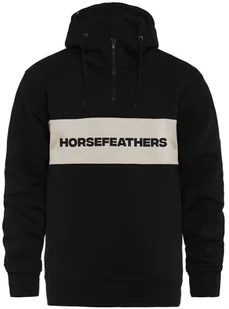 bluza męska HORSEFEATHERS FULTON SWEATSHIRT Black - Bluzy męskie - miniaturka - grafika 1
