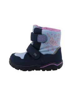 Lurchi Kozaki zimowe "Kijana" w kolorze błękitno-granatowym - Kozaki damskie - miniaturka - grafika 1