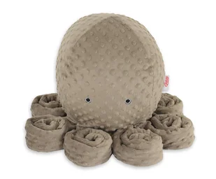 Wielka przytulanka Ośmiornica XXL- brązowy - Zawieszki dla dzieci i niemowląt - miniaturka - grafika 1