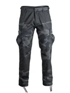 Spodnie męskie - spodnie bojówki US RANGER HOSE TYP BDU " STRAIGHT CUT " blackcamo-L - miniaturka - grafika 1