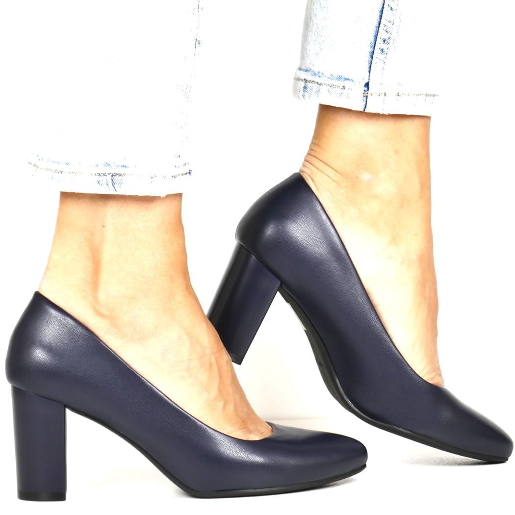 CZÓŁENKA NA SŁUPKU SERGIO LEONE 131 GRANATOWE, 36, 23,5cm