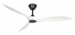 Energooszczędny wentylator sufitowy z pilotem Eco Airscrew 152 cm czarny mat / biały mat - Wentylatory sufitowe - miniaturka - grafika 1