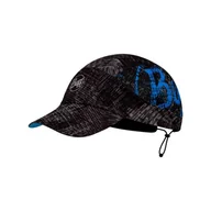 Czapki i chusty sportowe męskie - BUFF Czapka biegowa z daszkiem PACK SPEED CAP Rush Graphite - miniaturka - grafika 1
