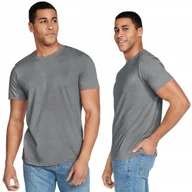 Koszulki męskie - T-shirt Koszulka Męska Bawełna SOFTSTYLE Gildan GI64000 GRAPHITE HEATH L - miniaturka - grafika 1