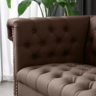 Sofa RICK, 2-osobowa, brązowa - Sofy i kanapy - miniaturka - grafika 2