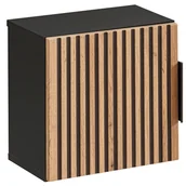 Szafki łazienkowe - Łazienkowa szafka wisząca Xilo Black Wotan Comad - miniaturka - grafika 1