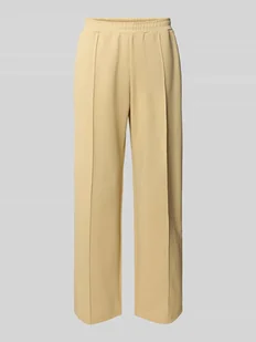 Spodnie materiałowe z elastycznym pasem - Spodnie sportowe męskie - miniaturka - grafika 1