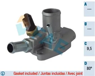 Termostat, płyn chłodzący FAE Elektryka 5314580 - Termostaty - miniaturka - grafika 1
