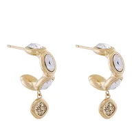 Kolczyki - Kolczyki Guess JUBE05 571JW Złoty - miniaturka - grafika 1