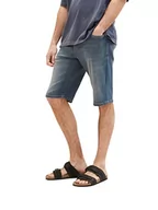 Spodenki damskie - TOM TAILOR Męskie 1036299 bermudy dżinsowe szorty, 10163-Dark Stone Blue Grey Denim, 32, 10163 – Dark Stone Blue Grey Denim, 32 - miniaturka - grafika 1