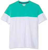 Koszulki męskie - BRAX T-shirt męski w stylu Terry z okrągłym dekoltem w paski - miniaturka - grafika 1