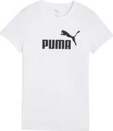Koszulki i topy damskie - Koszulka damska Puma ESS No.1 Logo Tee biała 682370 02 M - miniaturka - grafika 1