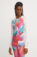Bielizna sportowa damska - Helly Hansen longsleeve funkcyjny LIFA MERINO kolor beżowy 49379 - miniaturka - grafika 1