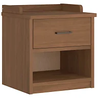 Ławki do przedpokoju - Mała szafka do przedpokoju drewno orzechowe Z9-L46 - miniaturka - grafika 1