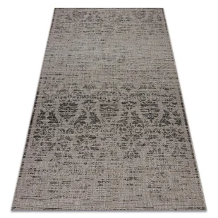 DYWAN SZNURKOWY SIZAL FLOORLUX 20211 srebrny / CZARNA szary 120x170 cm - Dywany - miniaturka - grafika 1