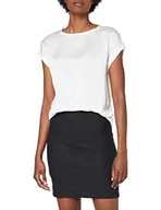 Koszulki i topy damskie - Vila Damski multilette S/S satynowy top/Su-Noos T-Shirt, Snow White, 44 - miniaturka - grafika 1
