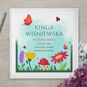 Albumy fotograficzne - Duży album na zdjęcia z nadrukiem dla dziewczynki z okazji narodzin - miniaturka - grafika 1