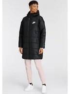 Kurtki damskie - Nike Płaszcz zimowy w kolorze czarnym - miniaturka - grafika 1