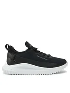 Sneakersy damskie - Calvin Klein Jeans Sneakersy YW0YW01665 Czarny - miniaturka - grafika 1