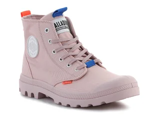 Damskie buty Palladium PAMPA MONO METRO ROSE SMOKE 77321-613-M - Trampki damskie - miniaturka - grafika 1