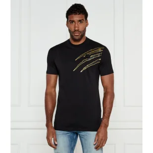 Plein Sport T-shirt Lamina Scratch Loose fit - Koszulki męskie - miniaturka - grafika 1