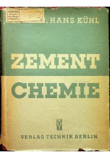 Kuhl Hans - Zement - Chemie - Chemia - miniaturka - grafika 1