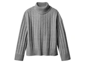 Swetry damskie - esmara® Sweter dzianinowy damski (Szary, XS (32/34)) - miniaturka - grafika 1